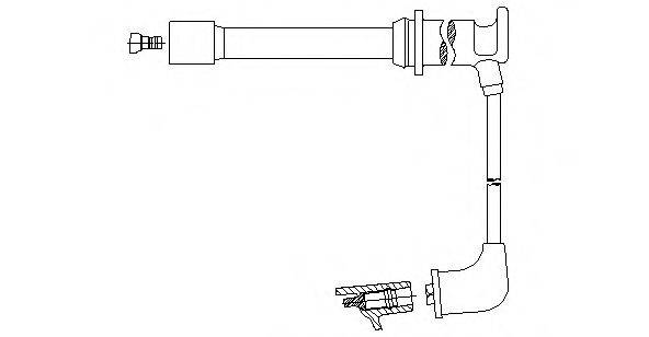 BREMI 658106 Провод зажигания