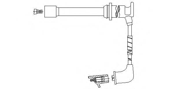 BREMI 658E102 Провод зажигания