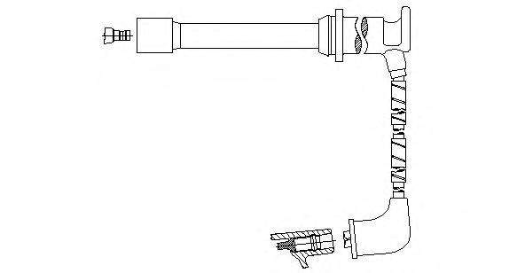 BREMI 658F104 Провод зажигания