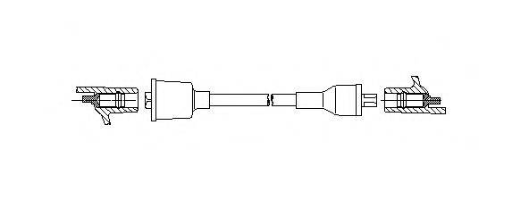 BREMI 6A2830 Провод зажигания