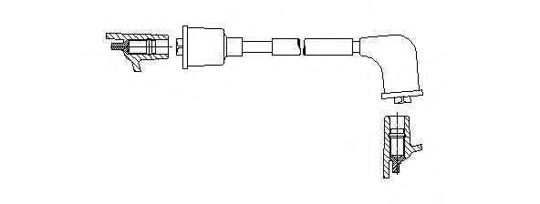 BREMI 6A30E56 Провод зажигания