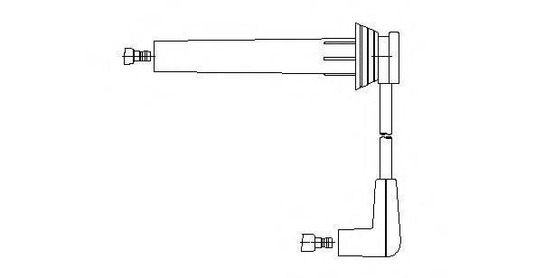 BREMI 6A8014 Провод зажигания