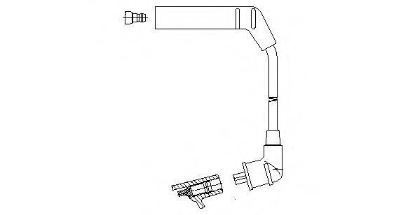BREMI 6A8127 Провод зажигания