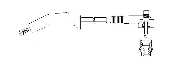 BREMI 816E85 Провод зажигания