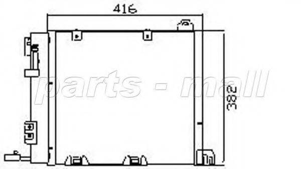 PARTS-MALL PXNC1005 Конденсатор, кондиционер