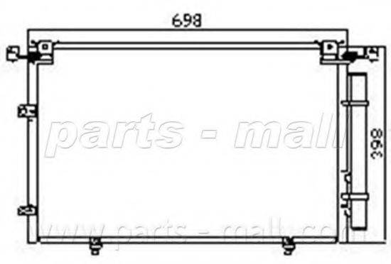 PARTS-MALL PXNCF006 Конденсатор, кондиционер