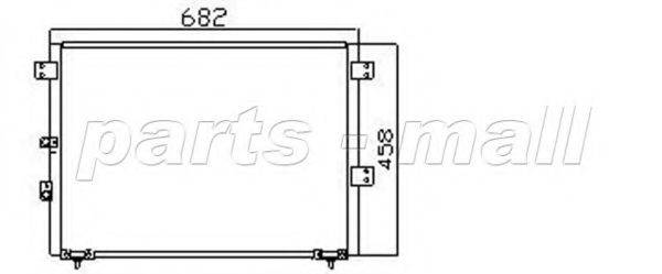 PARTS-MALL PXNCF013 Конденсатор, кондиционер