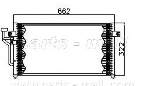 PARTS-MALL PXNCG010 Конденсатор, кондиционер