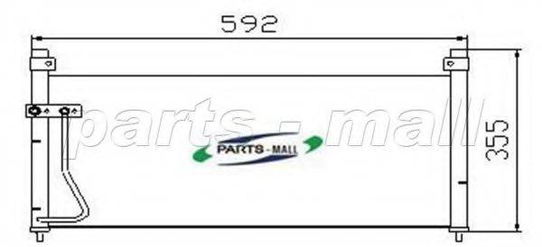 PARTS-MALL PXNCH005 Конденсатор, кондиционер