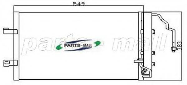 PARTS-MALL PXNCR001 Конденсатор, кондиционер