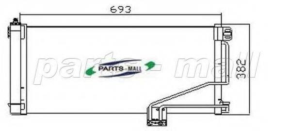 PARTS-MALL PXNCR003 Конденсатор, кондиционер