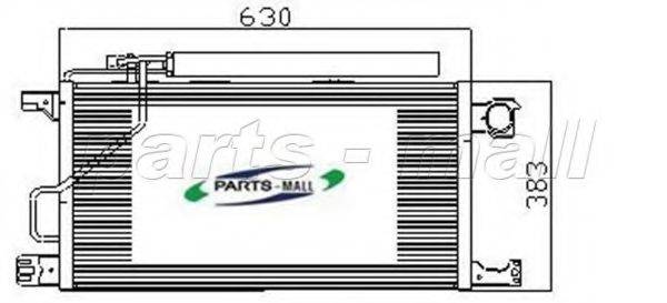 PARTS-MALL PXNCR007 Конденсатор, кондиционер