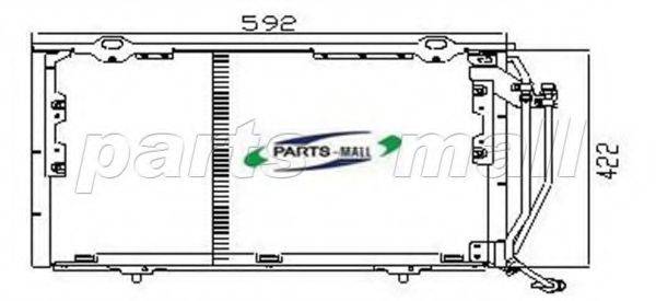 PARTS-MALL PXNCR009 Конденсатор, кондиционер