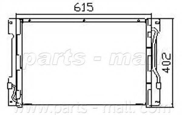 PARTS-MALL PXNCX082U Конденсатор, кондиционер