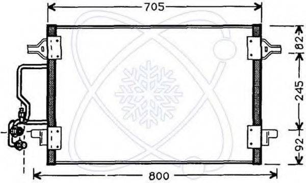 ELECTRO AUTO 30B0026 Конденсатор, кондиционер