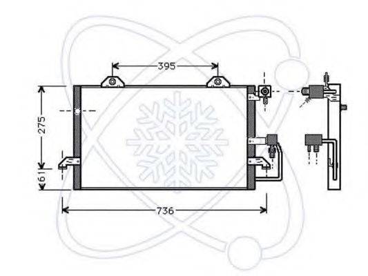ELECTRO AUTO 30B0029 Конденсатор, кондиционер