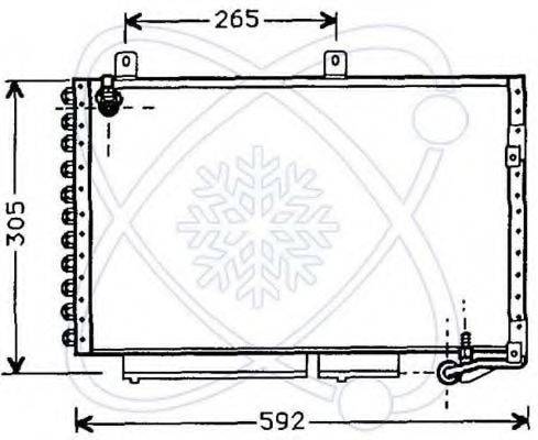 ELECTRO AUTO 30B0037 Конденсатор, кондиционер