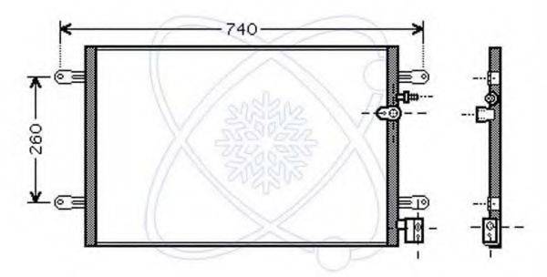 ELECTRO AUTO 30B0062 Конденсатор, кондиционер