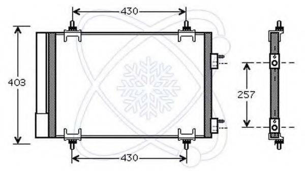 ELECTRO AUTO 30C0056 Конденсатор, кондиционер