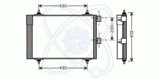 ELECTRO AUTO 30C0061 Конденсатор, кондиционер