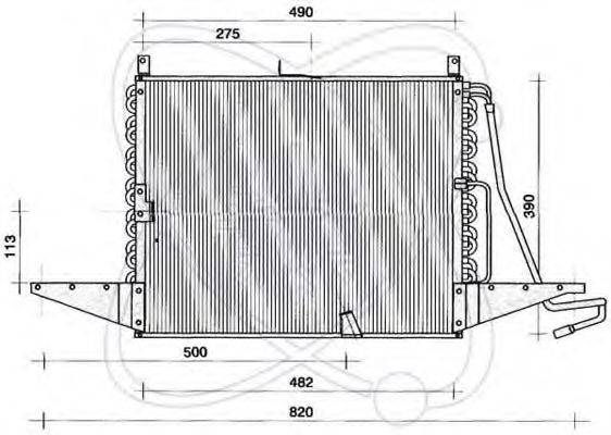 ELECTRO AUTO 30G0012 Конденсатор, кондиционер