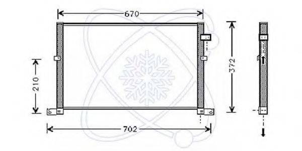 ELECTRO AUTO 30G0029 Конденсатор, кондиционер