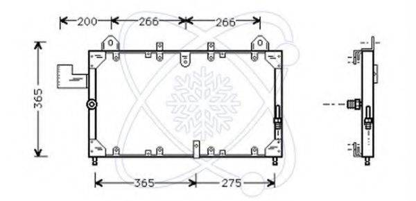 ELECTRO AUTO 30N0008 Конденсатор, кондиционер