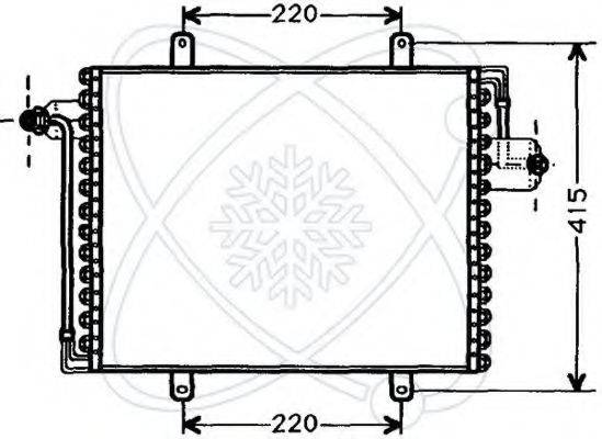 ELECTRO AUTO 30R0023 Конденсатор, кондиционер