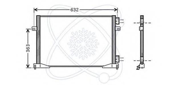 ELECTRO AUTO 30R0071 Конденсатор, кондиционер