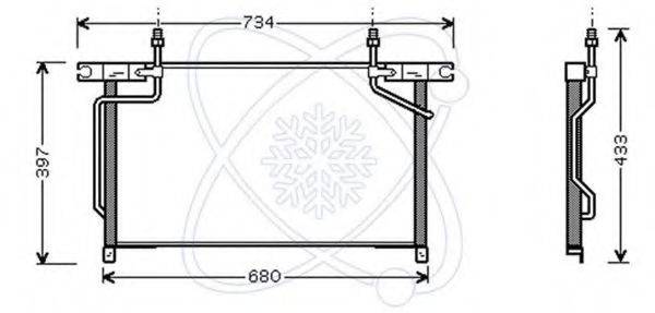 ELECTRO AUTO 30W0032 Конденсатор, кондиционер