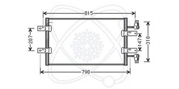 ELECTRO AUTO 30W0039 Конденсатор, кондиционер