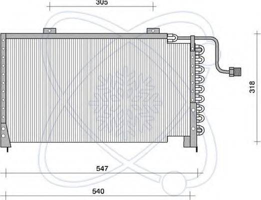 ELECTRO AUTO 30Z0004 Конденсатор, кондиционер