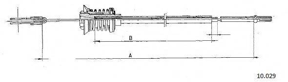 CABOR 10029 Тросик газа