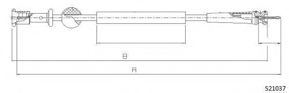 CABOR S21037 Тросик спидометра