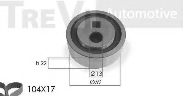 TREVI AUTOMOTIVE KD1000 Комплект ремня ГРМ