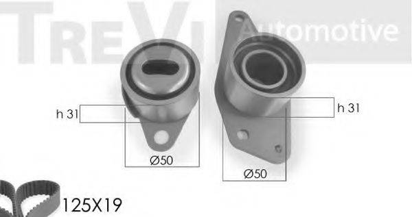 TREVI AUTOMOTIVE KD1008 Комплект ремня ГРМ