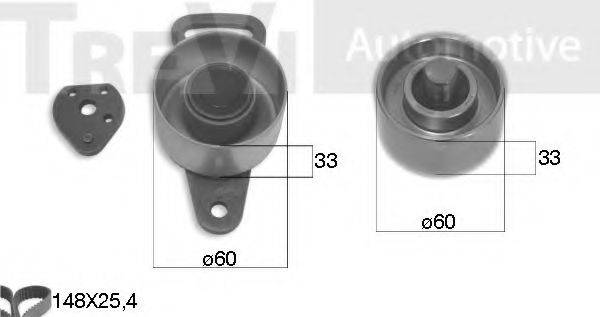 TREVI AUTOMOTIVE KD1012 Комплект ремня ГРМ