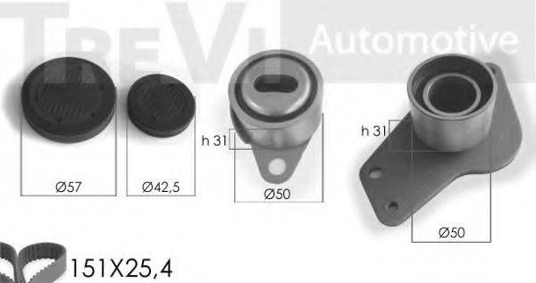 TREVI AUTOMOTIVE KD1017 Комплект ремня ГРМ