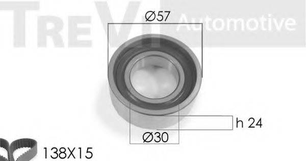 TREVI AUTOMOTIVE KD1026 Комплект ремня ГРМ