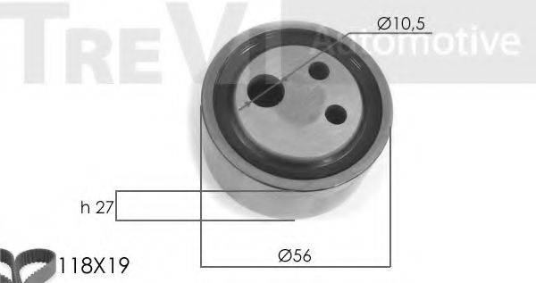 TREVI AUTOMOTIVE KD1027 Комплект ремня ГРМ