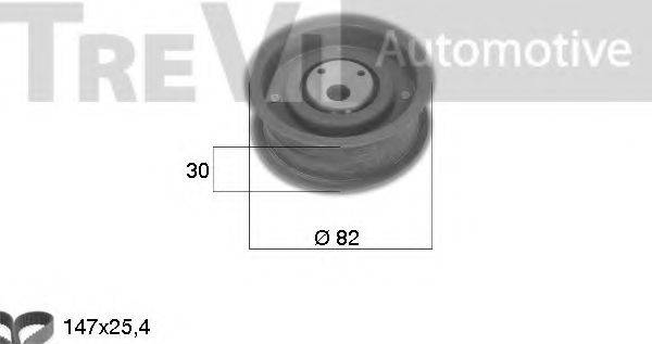 TREVI AUTOMOTIVE KD1036 Комплект ремня ГРМ