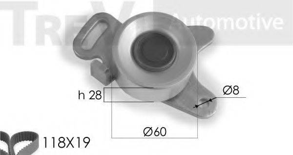 TREVI AUTOMOTIVE KD1039 Комплект ремня ГРМ