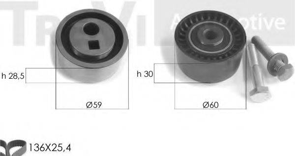 TREVI AUTOMOTIVE KD1046 Комплект ремня ГРМ