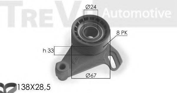 TREVI AUTOMOTIVE KD1084 Комплект ремня ГРМ