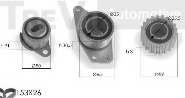 TREVI AUTOMOTIVE KD1094 Комплект ремня ГРМ