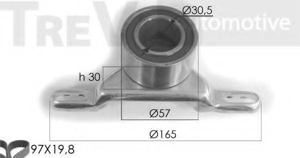 TREVI AUTOMOTIVE KD1116 Комплект ремня ГРМ