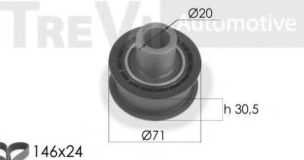 TREVI AUTOMOTIVE KD1128 Комплект ремня ГРМ