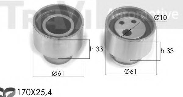 TREVI AUTOMOTIVE KD1133 Комплект ремня ГРМ