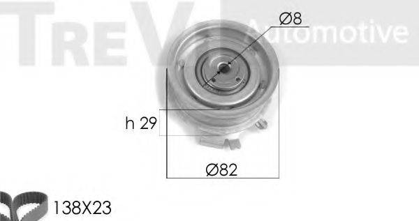 TREVI AUTOMOTIVE KD1158 Комплект ремня ГРМ