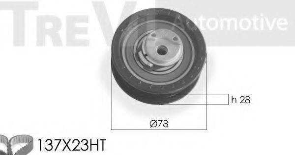 TREVI AUTOMOTIVE KD1175 Комплект ремня ГРМ